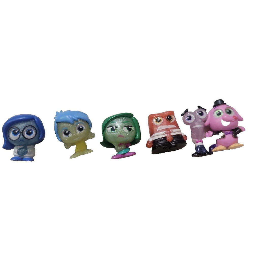 Disney Doorables Inside Out Lot of 6 mini doll figures